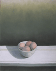 Night Eggs pastel painting