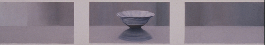 pastel tryptich of single bowl from malaysian series